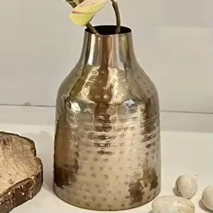 Modern Stainless Steel Flower Vase for Dining/<b>Kitchen</b> <b>Table</b> Living Room Accent <b>High</b> Quality Handmade Eco-Friendly - Product Image 2