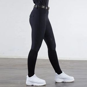 Pantalon d'équitation extensible 4 directions de haute qualité, leggings, collants, vêtements d'équitation en tissu technique au toucher doux - Product Image 2