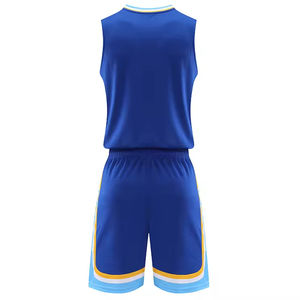 Meilleur design personnalisé pour les uniformes de basket-ball pour hommes, sublimation, prix de gros, nouveau design, uniforme de basket-ball pas cher - Product Image 4