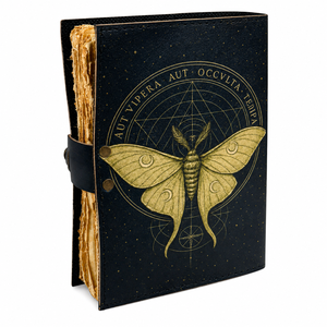 NEW ERA Vintage Butterfly Leather Hardcover Eco-Friendly Notepad Sewing Binding UV Printing Deckle Edge Cotton Paper Calligraphy - Product Image 2