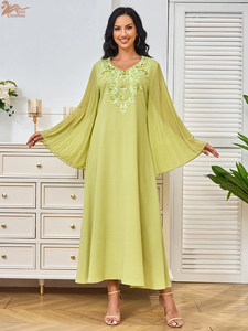 Abaya Ramadan Eid Dubaï Turquie, robe longue musulmane, vêtements islamiques, robes africaines pour femmes, robe musulmane, djellaba femme - Product Image 2