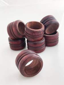 Anillos de Servilleta Redondos de Madera de Mango de Alta Calidad, Diseño Estándar, Accesorios de Decoración para Mesa a un Precio Impresionante - Product Image 6