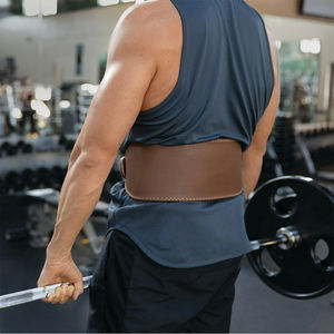 Ceintures de musculation en cuir de vachette personnalisées avec logo, robustes, pour la musculation, la force athlétique, la gym, unisexes, vente en gros, support professionnel - Product Image 6