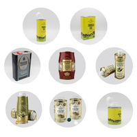 Vente en gros de boîtes en fer blanc vides de 1L pour huile d'olive, conteneurs métalliques de qualité alimentaire pour le stockage et l'exportation d'huile de cuisson, avec logo personnalisé