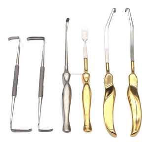 Juego de Instrumentos Profesionales de Clase I ISO13485 para Rinoplastia, Extractor de Cartílago Costal de Doble Cabeza, Retractor de Cartílago, Cirugía Plástica Nasal - Product Image 5
