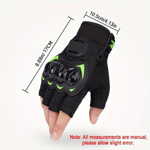 Gants de vélo mi-doigts pour hommes, résistants à la chute et antidérapants, respirants, pour VTT, gants sans doigts, prix bas, OEM personnalisé - Product Image 6