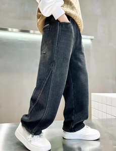 <b>Jeans</b> Factory Direct Sales Summer and Autumn Season New Loose Baggy Boys Trousers Casual Breathable Wear Men's Denim <b>Jeans</b> - Product Image 5