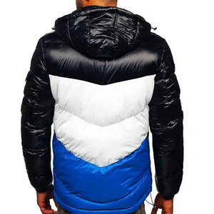 Men Winter Puffer <b>Jacket</b> with Stand Collar <b>Waterproof</b> & Breathable High Quality Custom Design <b>Long</b> Sleeve - Product Image 6