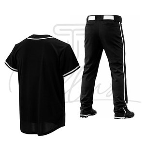 Wholesale High Quality Sublimated <b>Baseball</b> Jersey and Pants Two Piece <b>Sets</b> Latest Design Polyester Breathable Uniforms <b>Sets</b> - Product Image 6