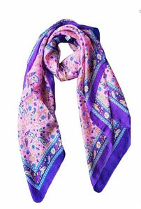 High Quality Floral Digital Print Silk Neck And Accessory Wear From India Manufacturer At Best Price <b>Scarf</b> - Product Image 5