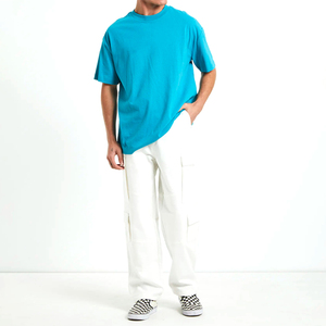 T-shirt pour homme en coton 100% à séchage rapide, imprimé en sérigraphie, décontracté, col rond, coupe ample, manches courtes, léger et respirant - Product Image 2