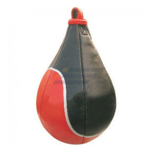 Balón de velocidad de doble extremo de cuero PU para boxeo, MMA y entrenamiento físico, cosido a máquina - Product Image 3