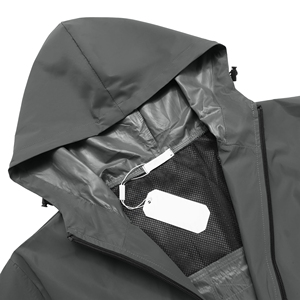 Veste de pluie légère pour la course à pied, la randonnée et les sports, imperméable avec capuche, style tendance, durable, ensemble de survêtement coupe-vent personnalisé pour homme - Product Image 4