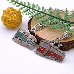 Cheap Metal Hard Enamel Keyring Cute Gold Plated <b>Custom</b> Keychain <b>Key</b> holder <b>Ring</b>, Marktex - Product Image 4