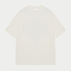 T-shirts pour hommes en coton 100% délavé à l'acide, à manches courtes, épais, surdimensionnés, respirants, avec impression sérigraphique, vente en gros - Product Image 1