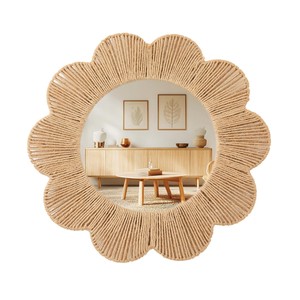 Mango Wood Bohemian <b>Wall</b> <b>Mirrors</b> & Frames-Eco-friendly Handmade OEM Custom Wholesale | Aqudus Saleem India - Product Image 4