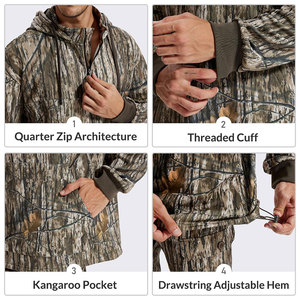 Sudaderas Clásicas para Caza, Material de Poliéster Suave, Sudaderas para Caza Preparadas para el Invierno, Sudaderas para Caza para Exportación - Product Image 6