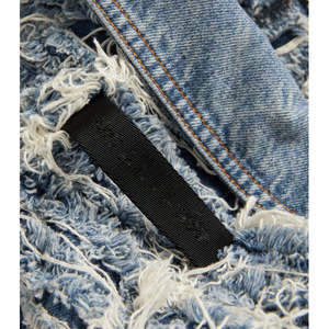 Coated Washed <b>Light</b> High Street Style Denim Jeans <b>Jackets</b> for Men with Covered Button Closure Customizable with OEM services - Product Image 4