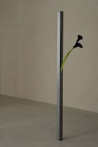 New Arrival Minimalist Magnetic Flower <b>Vase</b> Tall Metal <b>Rose</b> Holder Single Stem Decorative Home Table Decor - Product Image 3