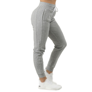 Pantalon de survêtement d'hiver pour femme, coupe droite, dernière collection, personnalisé, décontracté, respirant, écologique, devant plat, 100 % coton, haute qualité - Product Image 3