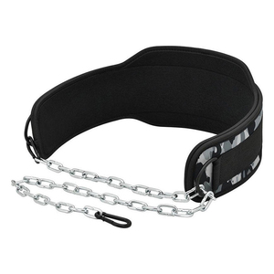 Camo Pattern Dipping <b>Belt</b> for Gym Heavy Duty Nylon <b>Belt</b> with <b>Chain</b> for Weighted Dips Pull UP training Accessories Bulk - Product Image 5