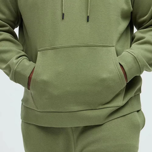 Men Cotton Hoodie Tracksuit Casual Sportswear Sweatshirt and Track <b>Pants</b> Set for Gym Running and Travel - Product Image 4