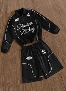 Customized Printed Polyester/Cotton Men's Autumn Casual Tracksuit Reflective Jogger Sportswear <b>Set</b> Breathable Custom Embroidered - Product Image 4