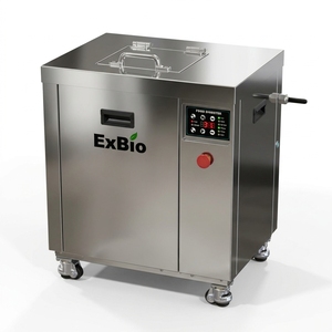 Exbio - Procesador de Residuos Alimenticios de Acero Inoxidable de 25 kg, Sistema de Compostaje con Motor para Restaurantes, Equipo de Reciclaje de Residuos Orgánicos - Product Image 4