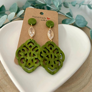 Pendientes de Resina para Uso Diario, Cómodos y Ligeros, Precio de Fábrica al por Mayor - Product Image 1