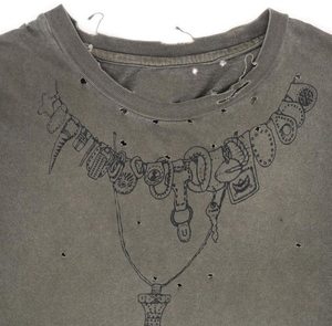 T-shirt vintage surdimensionné personnalisable pour homme, délavé à l'acide, 100% coton, col rond, impression sérigraphique, options OEM - Product Image 3