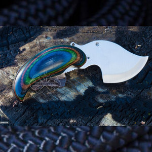 Cuchillo de Caza ULU al por Mayor con Mango de Madera de Color, para Supervivencia y Defensa Personal al Aire Libre, Cuchillo Pequeño y Duradero para la Naturaleza - Product Image 1