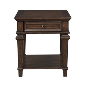Tavolino d'Appoggio dal Design Tradizionale con Finitura Espresso e Cassetto Portaoggetti, 1 Pezzo, Mobile Console per Soggiorno - Product Image 2