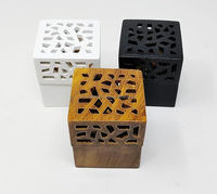 SS CRAFT INDIA – Boîte décorative artisanale en bois pour brûleur de Bakhoor, porte-encens indien de luxe pour la maison et le jardin, parfum religieux