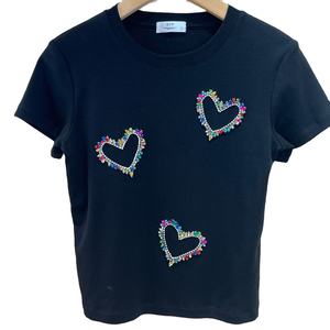 Camiseta Corta de Algodón para Mujer, Estilo Casual, Ajustada, Suave y Elástica, para Verano, Moda Urbana - Product Image 1