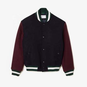 Vestes en laine et cuir pour hommes NOUVEAU Vente en gros Vestes universitaires personnalisées Vestes universitaires en laine brodées avec logo personnalisé - Product Image 6