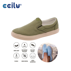 Zapatos planos de lona personalizados, cómodos, anti UV y resistentes a la suciedad para mujer - Product Image 1