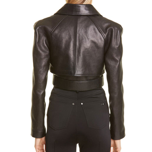 2026 New Breathable Quick Dry <b>Lightweight</b> Winter <b>Women's</b> Genuine Sheep Skin Knitted Motorcycle <b>Jacket</b> Eco-Friendly Windproof - Product Image 3