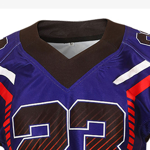 High Quality Customized American Football Jersey With Custom Team Player Name Latest Design American Football Uniforms - Product Image 3