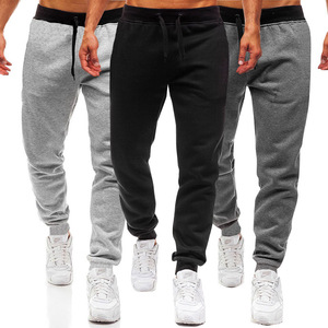 Pantalon de jogging personnalisé pour homme, style streetwear automne, doublure polaire, taille à cordon, respirant, séchage rapide, écologique 100% - Product Image 1