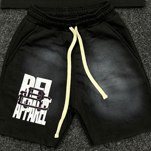 High Quality Summer <b>T</b>-<b>Shirt</b> and Shorts Set Custom Logo <b>Polyester</b> Breathable Solid Color Men's Wholesale - Product Image 2