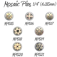Haute qualité personnalisable mosaïque broches et lanière Tubes couteau poignée décoration OEM pris en charge couteau faisant des fournitures