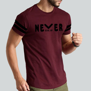 Camiseta Deportiva Personalizada de Poliéster Transpirable con Sublimación, Camiseta Básica para Correr, Bordada, Lisa, para Hombre - Product Image 3