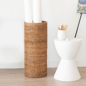 ที่วางตะกร้าหวายแบบตั้งพื้นสำหรับร่ม,ที่ใส่ร่มทำด้วยมือธรรมชาติเป็นมิตรกับสิ่งแวดล้อม - Product Image 1