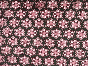 Tela Bordada de Algodón Negra y Rosa de Alta Calidad Premium |   Tela de Algodón con Diseño Floral Calado |   Tela Suave y Transpirable - Product Image 5