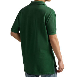 Meilleures ventes : T-shirt décontracté à manches courtes pour homme, coupe originale, maille tricotée respirante, broderie de logo personnalisée OEM - Product Image 2