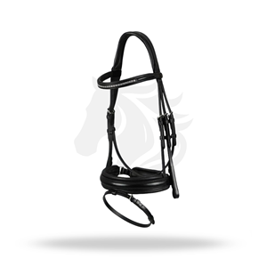 Bridon anatomique CASTELLO, taille complète, pour l'équitation anglaise, confort du cheval assuré - Product Image 1