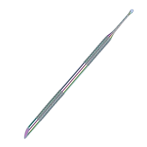 Fine Touch Stainless Steel Double Head Cuticle Pusher <b>Nail</b> Grooming Tool for Dead Skin Removal Precision <b>Nail</b> Cleaning Reusable - Product Image 3