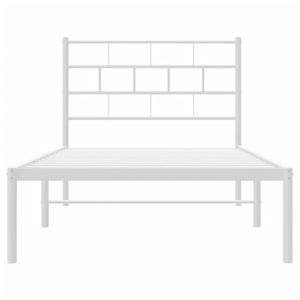 โครงเตียงเหล็กเคลือบสีขาวแบบคู่ ดีไซน์ทันสมัย - Product Image 5