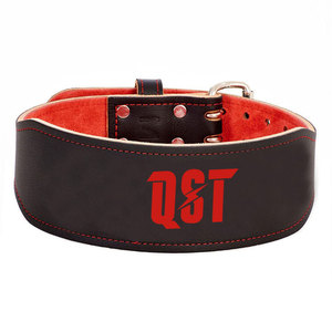 Leather Weightlifting Gym <b>Belt</b> Bodybuilding <b>Training</b> Lumber Back Support Tapered Design 4 Inch Padded <b>Weight</b> Lifting <b>Belts</b> - Product Image 6