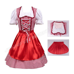 ODM Wholesale Bavarian <b>Oktoberfest</b> High Quality Adult Women's Sweet Heart Dirndl <b>Dress</b> Apron Halloween TV/Movie Costumes - Product Image 2